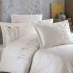 Picture of Hobby Premium Diva Cream - Poplin Double Embroidered Duvet Cover Set