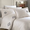 Picture of Hobby Premium Azra Cream - Poplin Double Embroidered Duvet Cover Set
