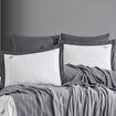 Picture of Hobby Double New Fancy Blanket Set - Gray