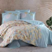 Picture of Hobby Lily Blue- Poplin Double Duvet Cover Set