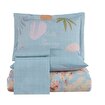 Picture of Hobby Lily Blue- Poplin Double Duvet Cover Set