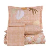 Picture of Hobby Lily Salmon- Poplin Double Duvet Cover Set