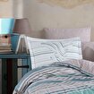 Picture of Hobby Debora Turquoise - Ranforce Double Duvet Cover Set