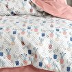 Picture of Hobby Paradise Blue Single Quilted Duvet Cover Set