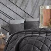 Hobby Premium Soft Çift Kişilik Yorgan Seti Antrasit. ürün görseli