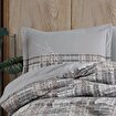 Picture of Hobby Lucia Gray - Poplin Studio Single Duvet Cover Set