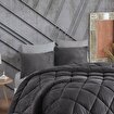 Hobby Premium Soft Tek Kişilik Yorgan Seti Antrasit. ürün görseli