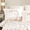 Hobby Premium Lidia Krem - Poplin Çift Kişilik Nakışlı Nevresim Takımı. ürün görseli