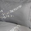 Hobby Premium Vera Gri - Poplin Çift Kişilik Nakışlı Nevresim Takımı. ürün görseli