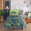 Hobby Cars Mavi -  Poplin Studio Tek Kişilik Uyku Seti. ürün görseli