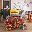 Hobby Cars Kırmızı -  Poplin Studio Tek Kişilik Uyku Seti. ürün görseli