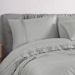 Picture of Hobby Çift Kişilik 300 TC Tencel Düz Saten Nevresim Takımı - Açık Gri