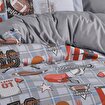 Hobby Victory Mavi - Poplin Studio Tek Kişilik Nevresim Takımı. ürün görseli