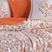 Hobby Tiago Oranj - Çift Kişilik Saten Nevresim Takımı. ürün görseli