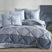 Hobby Tanya Indigo  - Poplin Çift Kişilik Uyku Seti. ürün görseli