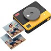 Kodak Mini Shot Combo 3 Retro Anında Baskı Dijital Fotoğraf Makinesi + Yazıcı (Sarı). ürün görseli