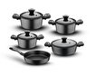 Picture of Diamond 9 Parça Yanmaz Yapışmaz Tencere Seti