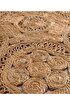 Picture of Koza Carpet Natura Hand Woven Jute Bohemian Style Authentic Living Room Living Room Corridor Bedroom Natural Carpet 00004A 90 x 90