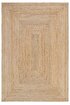 Picture of Koza Carpet Natura Hand Woven Jute Bohemian Style Authentic Living Room Living Room Corridor Bedroom Natural Carpet 00010A 90 x 150