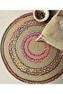 Picture of Koza Carpet Natura Hand Woven Jute Bohemian Style Authentic Living Room Living Room Corridor Bedroom Natural Carpet 00002A 90 x 90