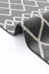 Picture of Koza Halı Blomst Anthracite Carpet Rug Living Room Bedroom Corridor Machine Carpet 59834 80 x 150