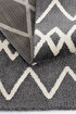 Picture of Koza Halı Blomst Anthracite Carpet Rug Living Room Bedroom Corridor Machine Carpet 59834 80 x 150
