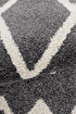 Picture of Koza Halı Blomst Anthracite Carpet Rug Living Room Bedroom Corridor Machine Carpet 59834 80 x 150
