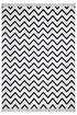 Picture of Koza Home Duo White Black Double Sided Washable Woven Rug 23002A 60 x 100