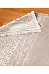 Picture of Koza Home Duo White Beige Double Sided Washable Woven Rug 23003A 60 x 100