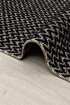 Picture of Koza Halı Rosso Black Woven Sisal Rug Jute Carpet Kilim Living Room Bedroom Hallway Carpet 23033A 60 x 100