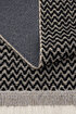 Picture of Koza Halı Rosso Black Woven Sisal Rug Jute Carpet Kilim Living Room Bedroom Hallway Carpet 23033A 60 x 100