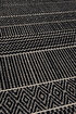 Picture of Koza Halı Rosso Black Woven Sisal Rug Jute Rug Kilim Living Room Sitting Room Bedroom Hallway Rug 23041A 60 x 100