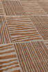 Picture of Koza Halı Rosso Orange Woven Sisal Rug Jute Rug Kilim Living Room Sitting Room Bedroom Hallway Rug 23043A 60 x 100