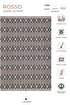 Picture of Koza Halı Rosso Navy Blue Woven Sisal Rug Jute Rug Kilim Living Room Sitting Room Bedroom Hallway Rug 23037A 200 x 290