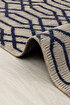 Picture of Koza Halı Rosso Navy Blue Woven Sisal Rug Jute Rug Kilim Living Room Sitting Room Bedroom Hallway Rug 23037A 200 x 290