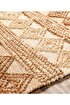 Picture of Koza Carpet Natura Hand Woven Jute Bohemian Style Authentic Living Room Living Room Corridor Bedroom Natural Carpet 00025A 90 x 150