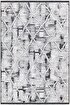 Picture of Koza Carpet Koza Meridyen Black Carpet Rug Balcony Terrace Garden Living Room Corridor Machine Carpet 65284 78 x 150