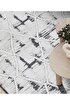 Picture of Koza Carpet Koza Meridyen Black Carpet Rug Balcony Terrace Garden Living Room Corridor Machine Carpet 65284 78 x 150