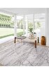 Picture of Koza Carpet Koza Hayad Kilyos Gray Acrylic Carpet Living Room Sitting Room Bedroom Corridor Machine Carpet 45984 80 x 150