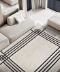 Picture of Koza Carpet Koza Premium Amour Cream Carpet Living Room Bedroom Hallway Machine Carpet 53096 196 x 290