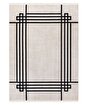 Picture of Koza Carpet Koza Premium Amour Cream Carpet Living Room Bedroom Hallway Machine Carpet 53096 196 x 290