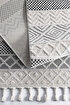 Picture of Koza Carpet Koza Hayad Monaco Cream Black Carpet Living Room Bedroom Hallway Machine Carpet 33342 80 x 150
