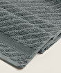 Picture of Koza Home Likya 100% Cotton Jacquard Border Cross Striped 4-Piece Face Dowry Towel Set 1013A Standard