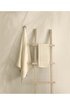 Picture of Koza Home Likya 100% Cotton Jacquard Border Cream 2-Piece Dowry Towel Set Cross Striped 1018A 70 x 140 - 50 x 90