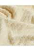 Picture of Koza Home Likya 100% Cotton Jacquard Border Cream 2-Piece Dowry Towel Set Cross Striped 1018A 70 x 140 - 50 x 90