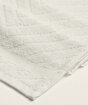 Picture of Koza Home Likya 100% Cotton Jacquard Border Herringbone 4-Piece Face Dowry Towel Set 1023A Standard