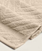 Picture of Koza Home Likya 100% Cotton Jacquard Border Herringbone 4-Piece Face Dowry Towel Set 1023A Standard