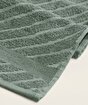 Picture of Koza Home Likya 100% Cotton Jacquard Border Herringbone 4-Piece Face Dowry Towel Set 1025A Standard