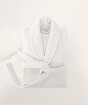 Picture of Koza Home Likya 100% Cotton Single White Dowry Bathrobe 1044A SM