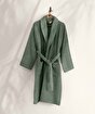 Picture of Koza Home Likya 100% Cotton Single Green Dowry Bathrobe 1040A L-XL